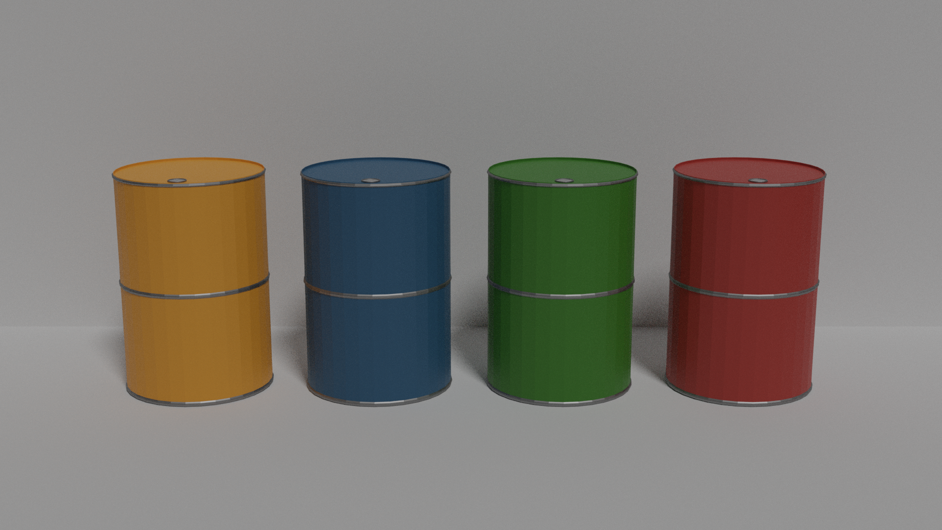 Low Poly Barrels preview image 2
